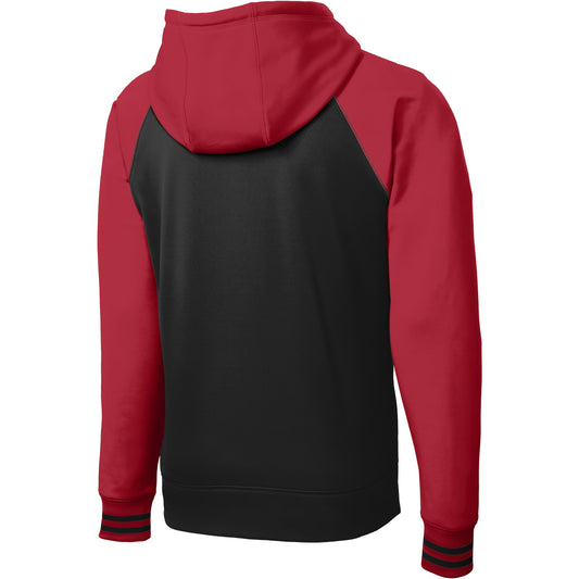 Black/Deep Red