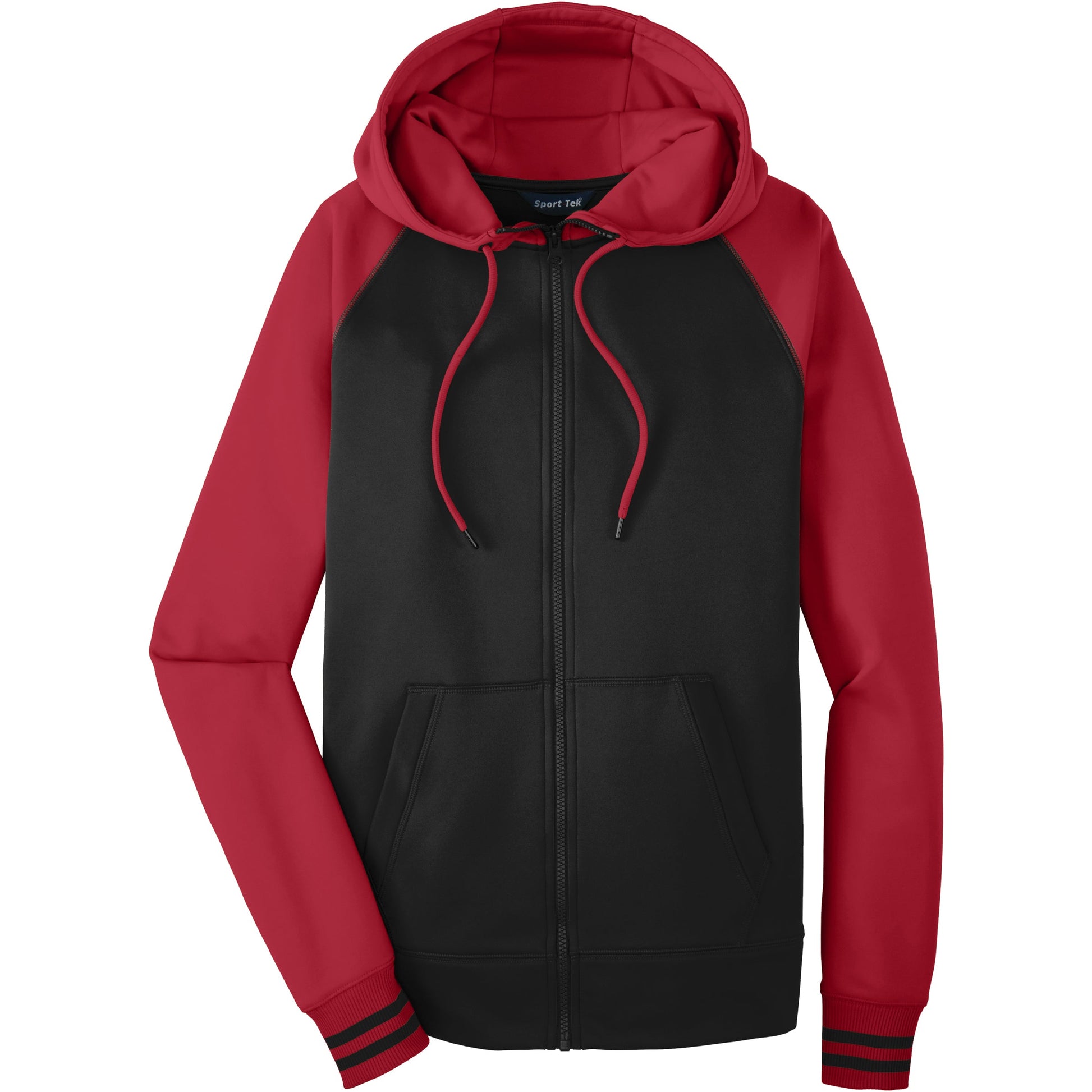 Black/Deep Red