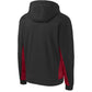 Black/Deep Red