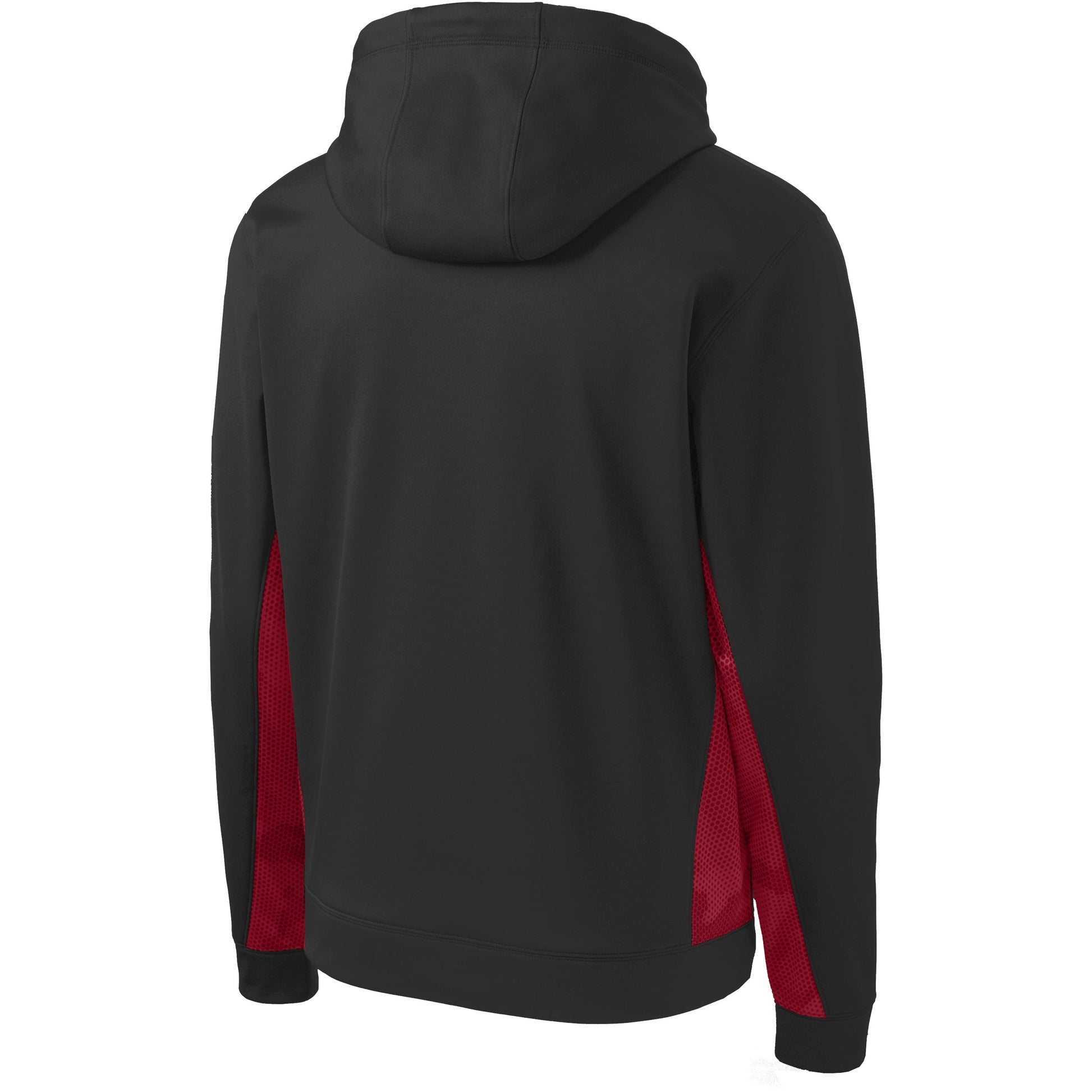 Black/Deep Red