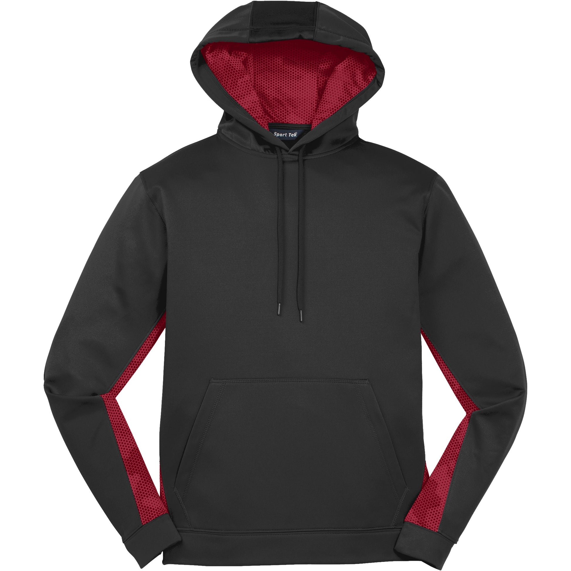 Black/Deep Red