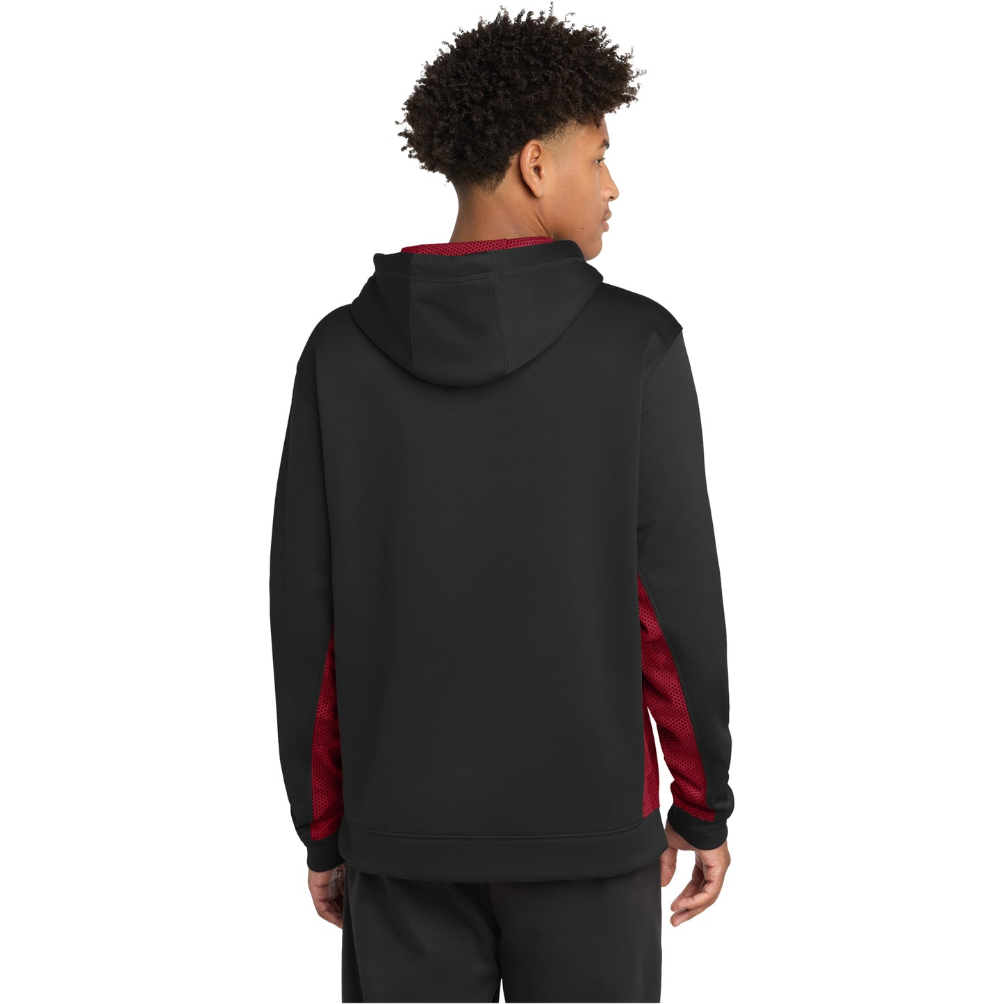 Black/Deep Red
