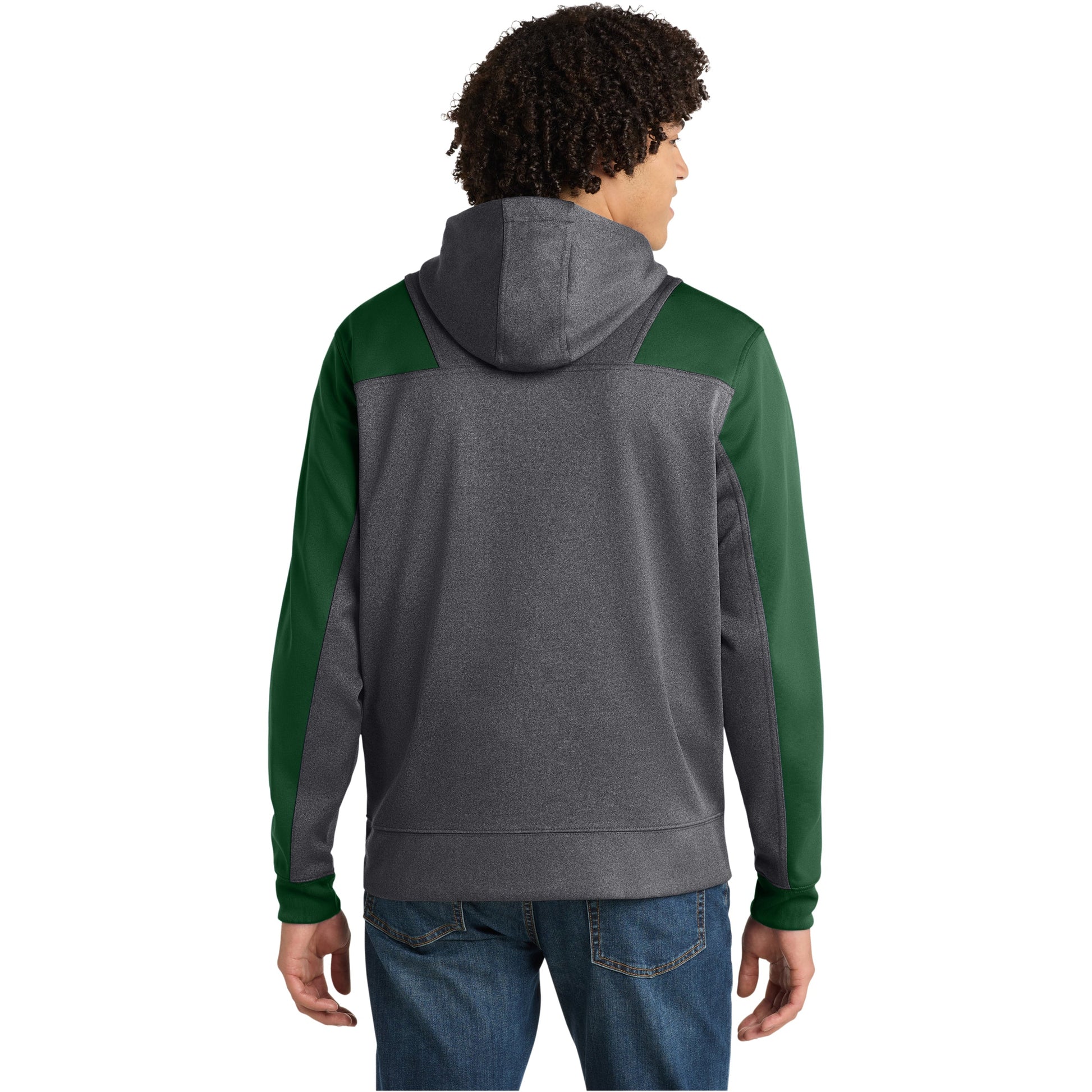 Graphite Heather/Forest Green