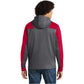 Graphite Heather/True Red