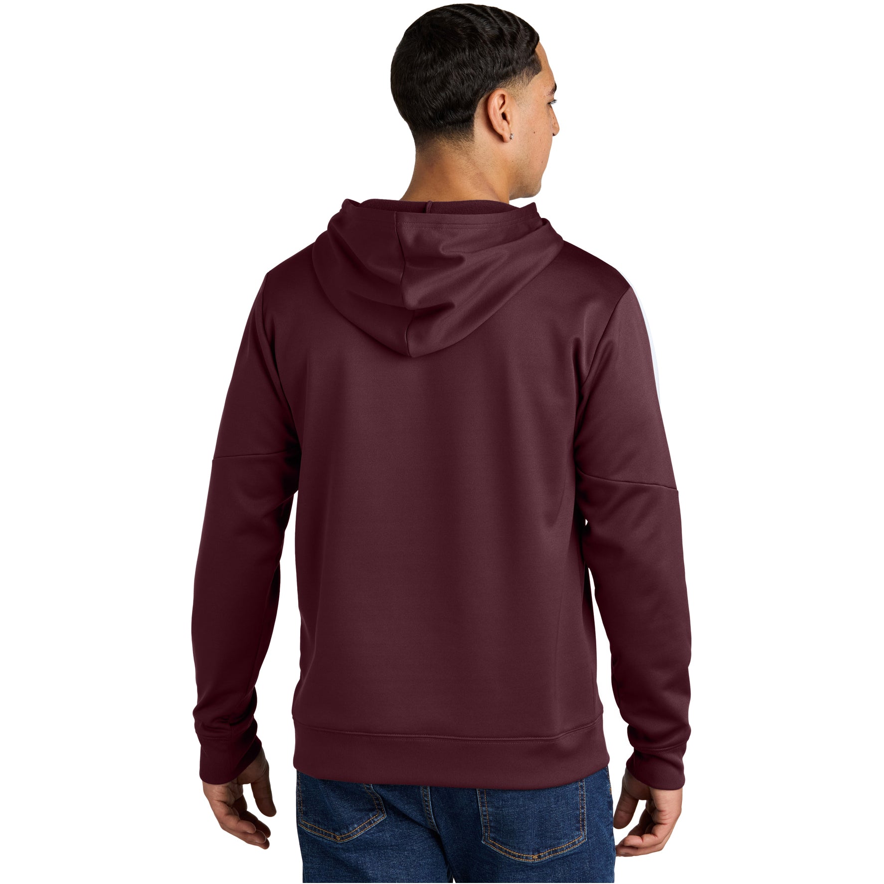 Maroon/White