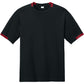 Black/Deep Red