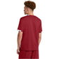 Deep Red/White