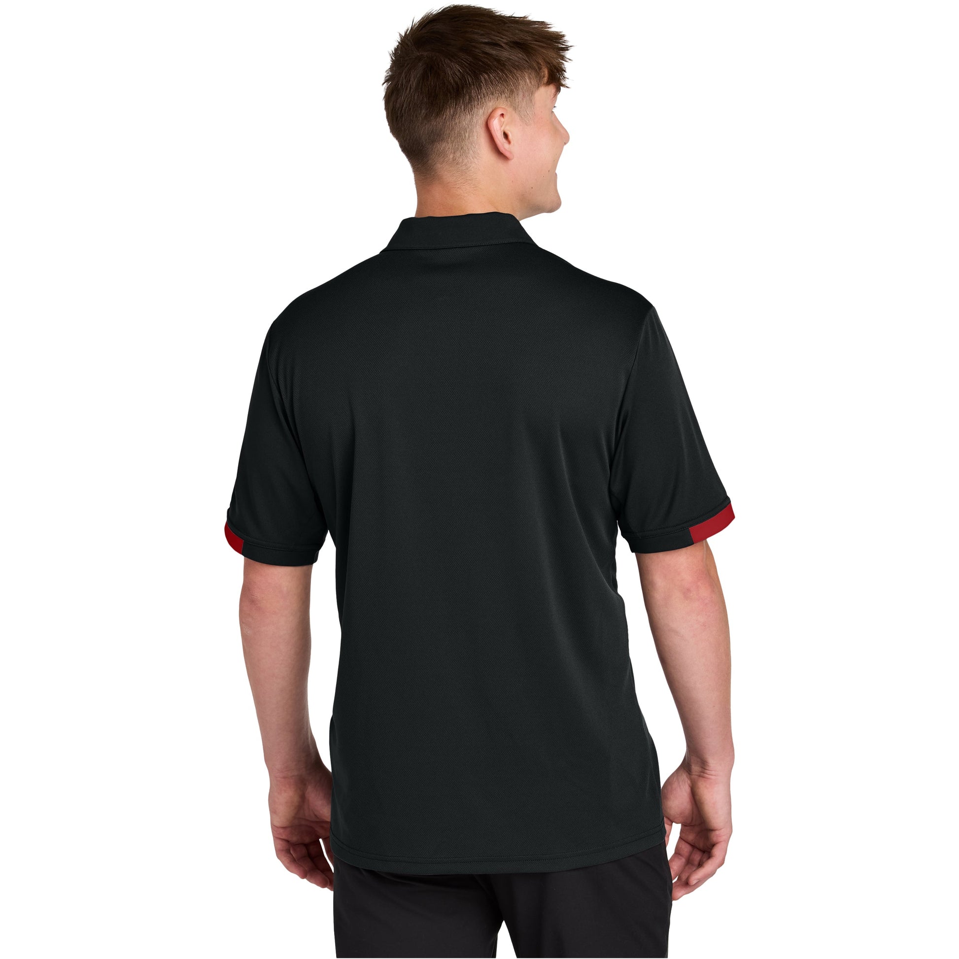 Black/Deep Red