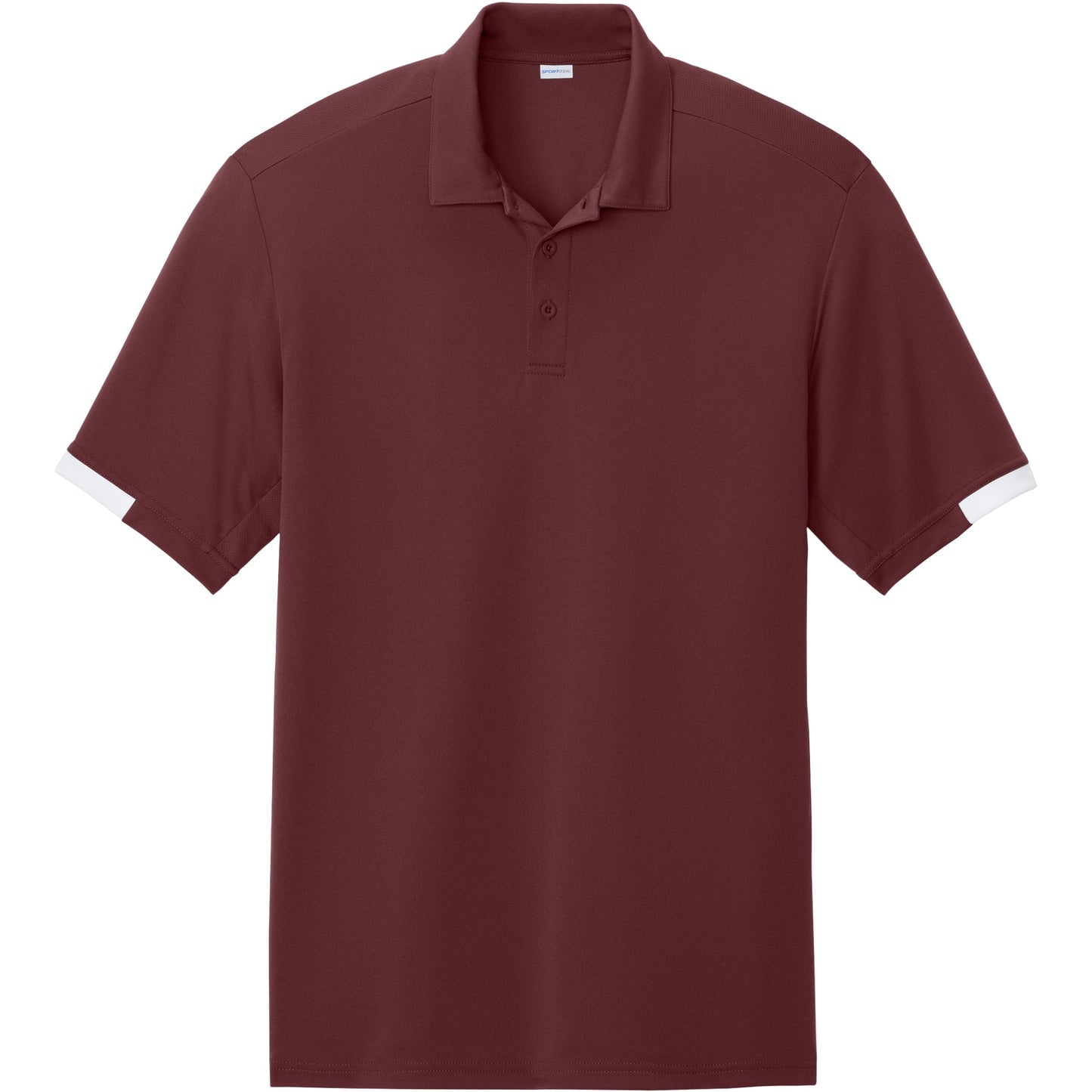 Maroon/White
