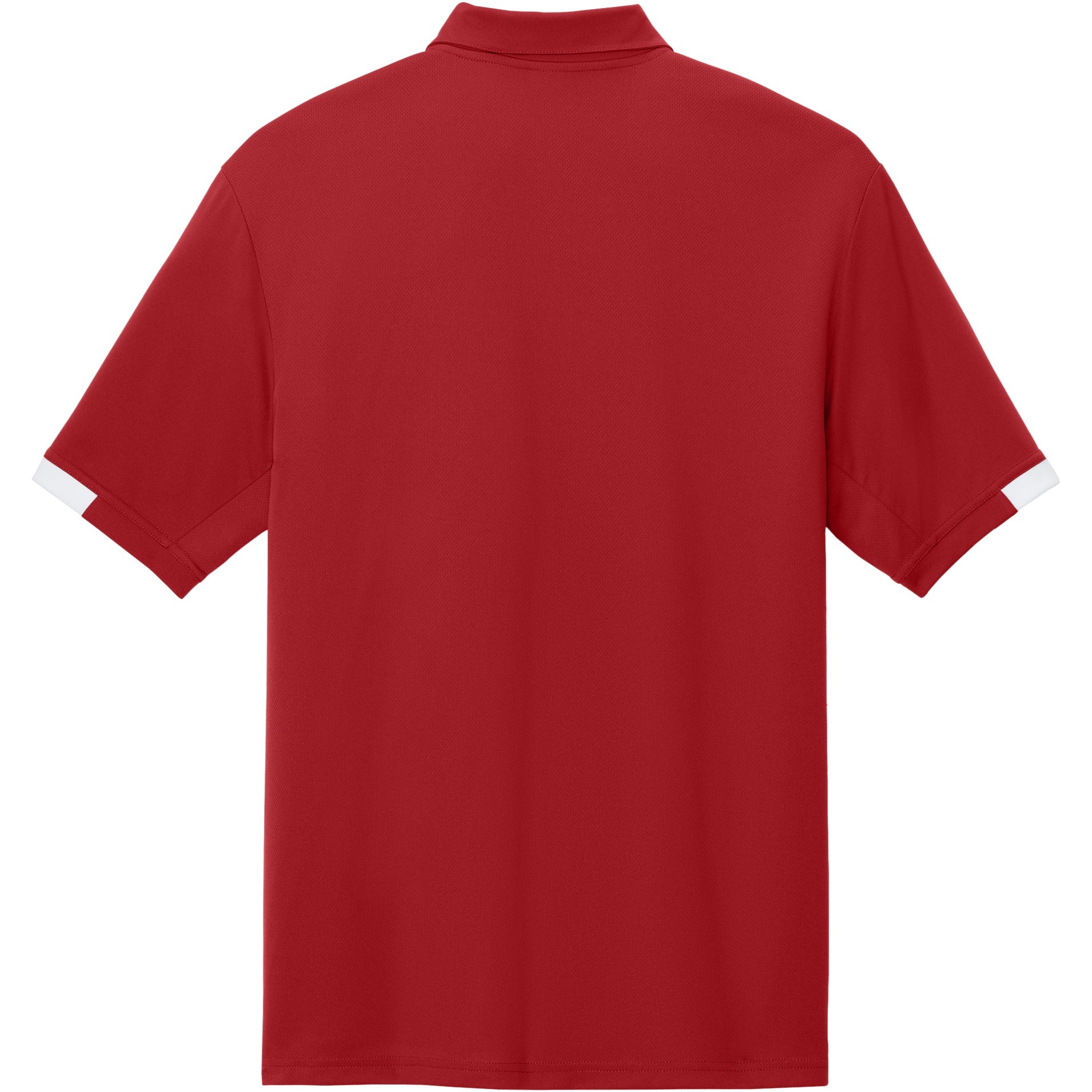 Deep Red/White