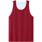 Deep Red/White
