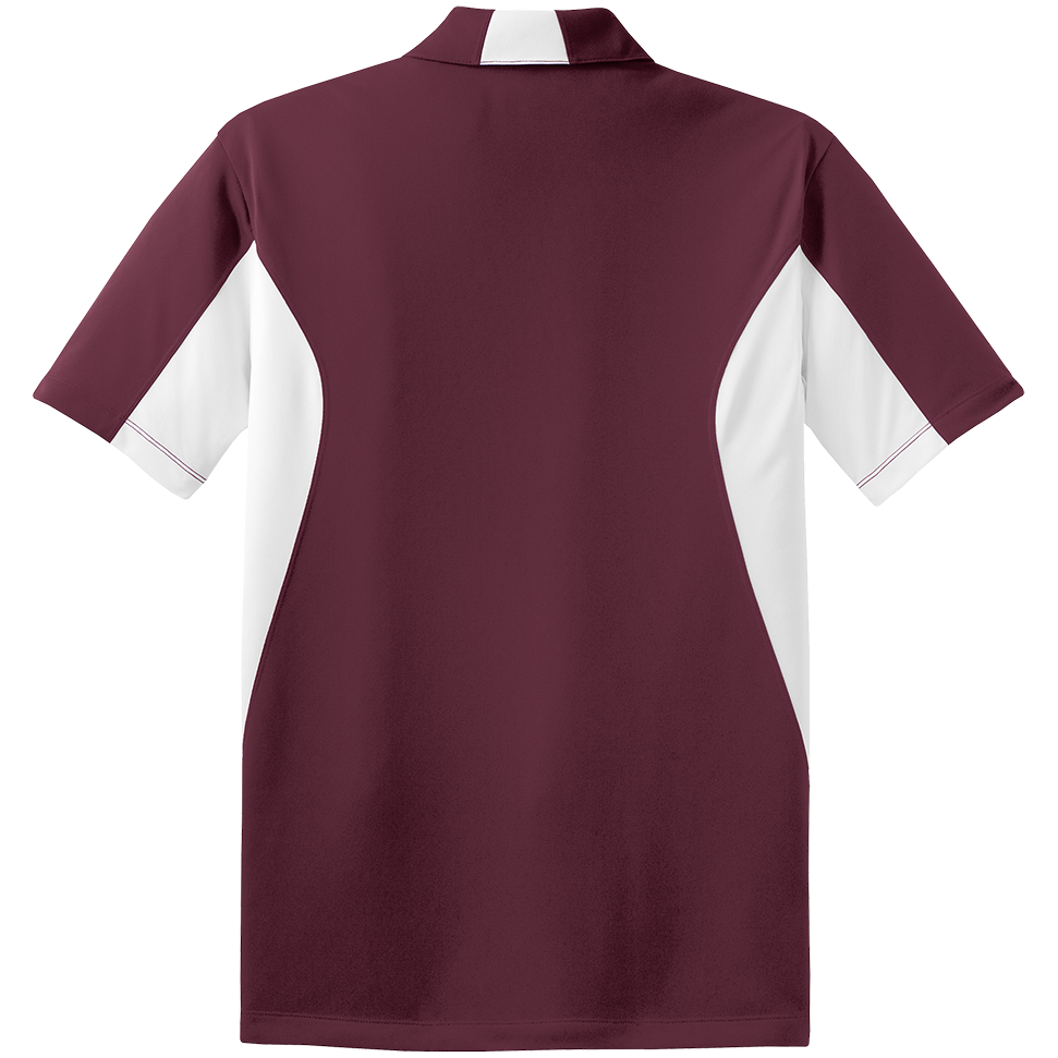 Maroon/White