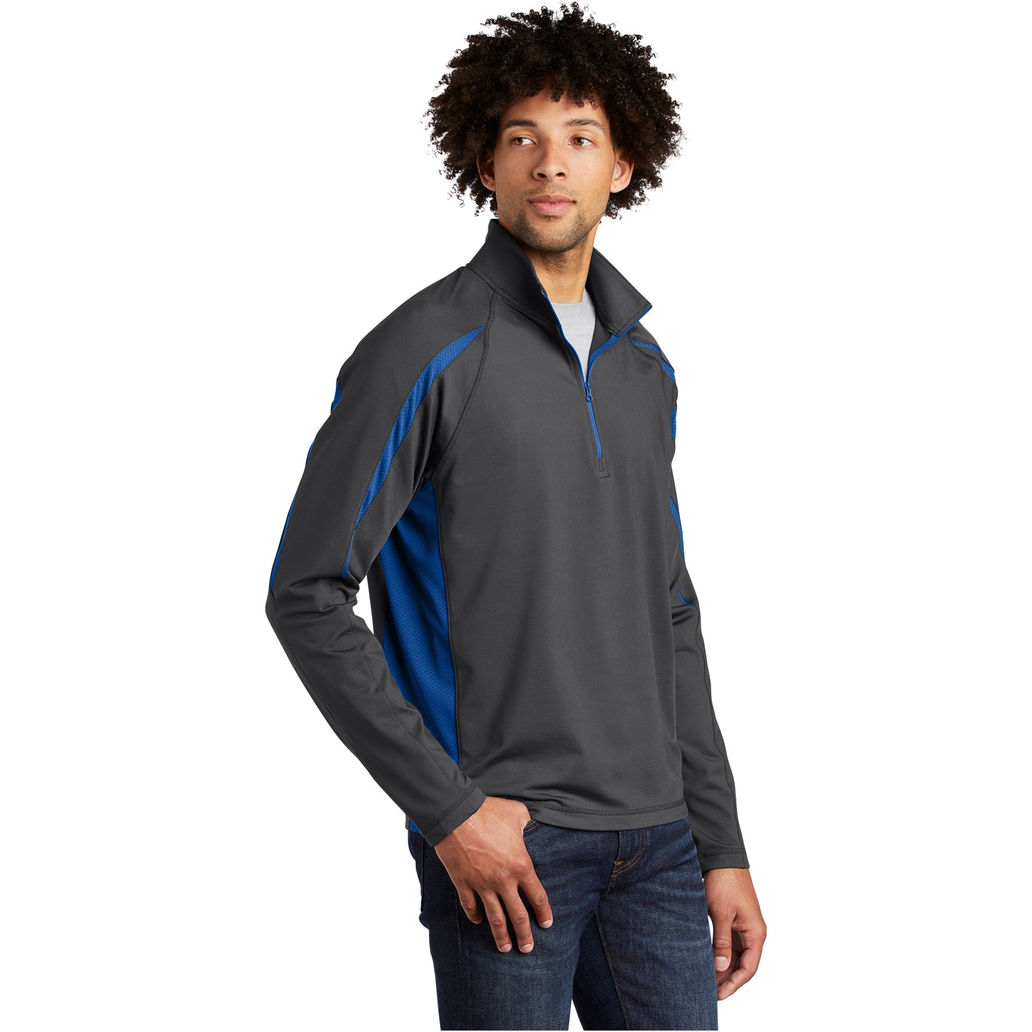 Charcoal Grey/ True Royal