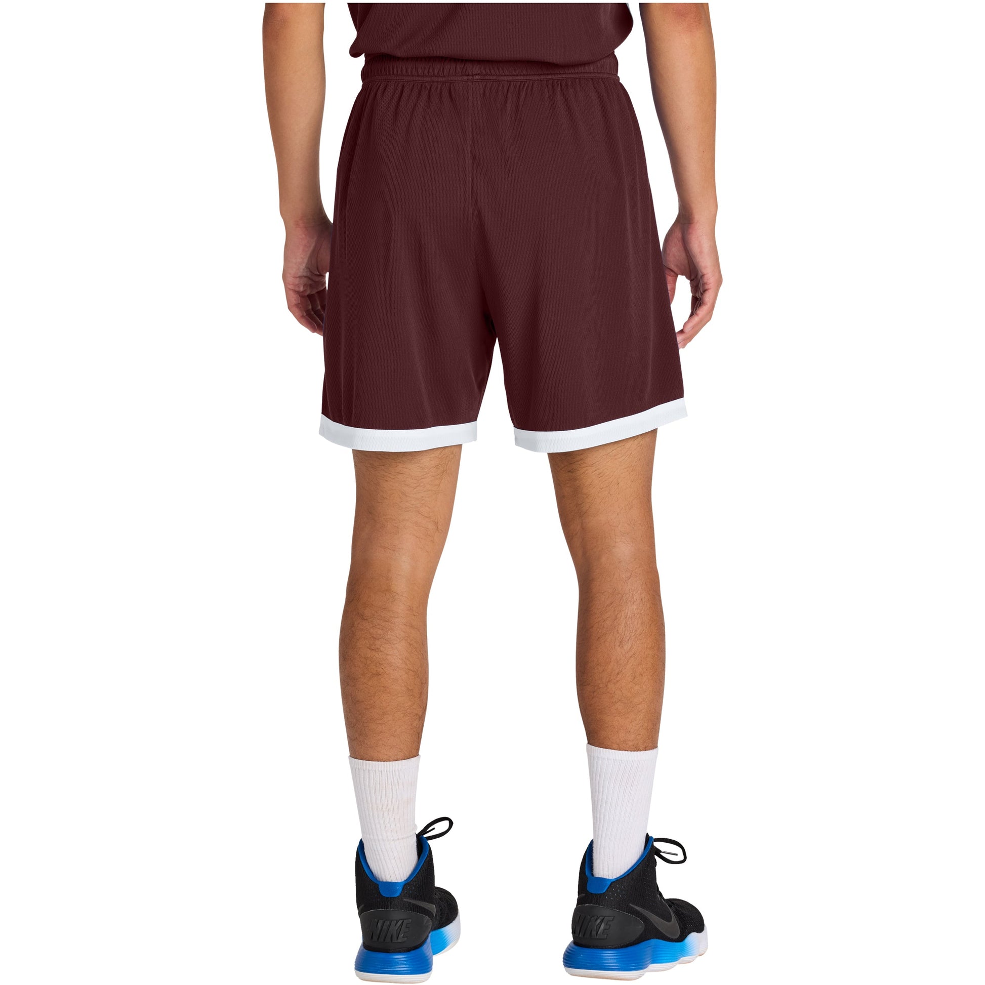 Maroon/White