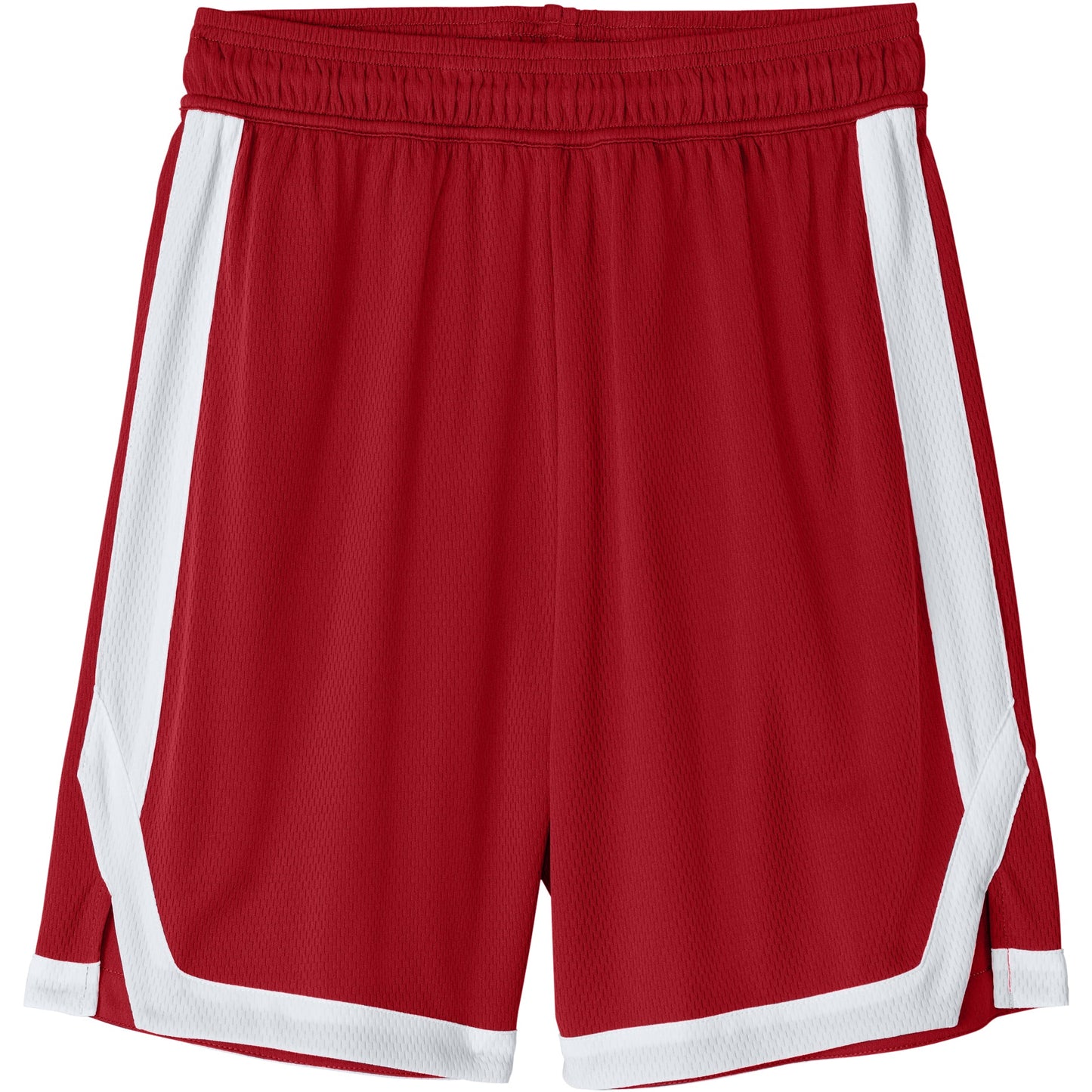 Deep Red/White