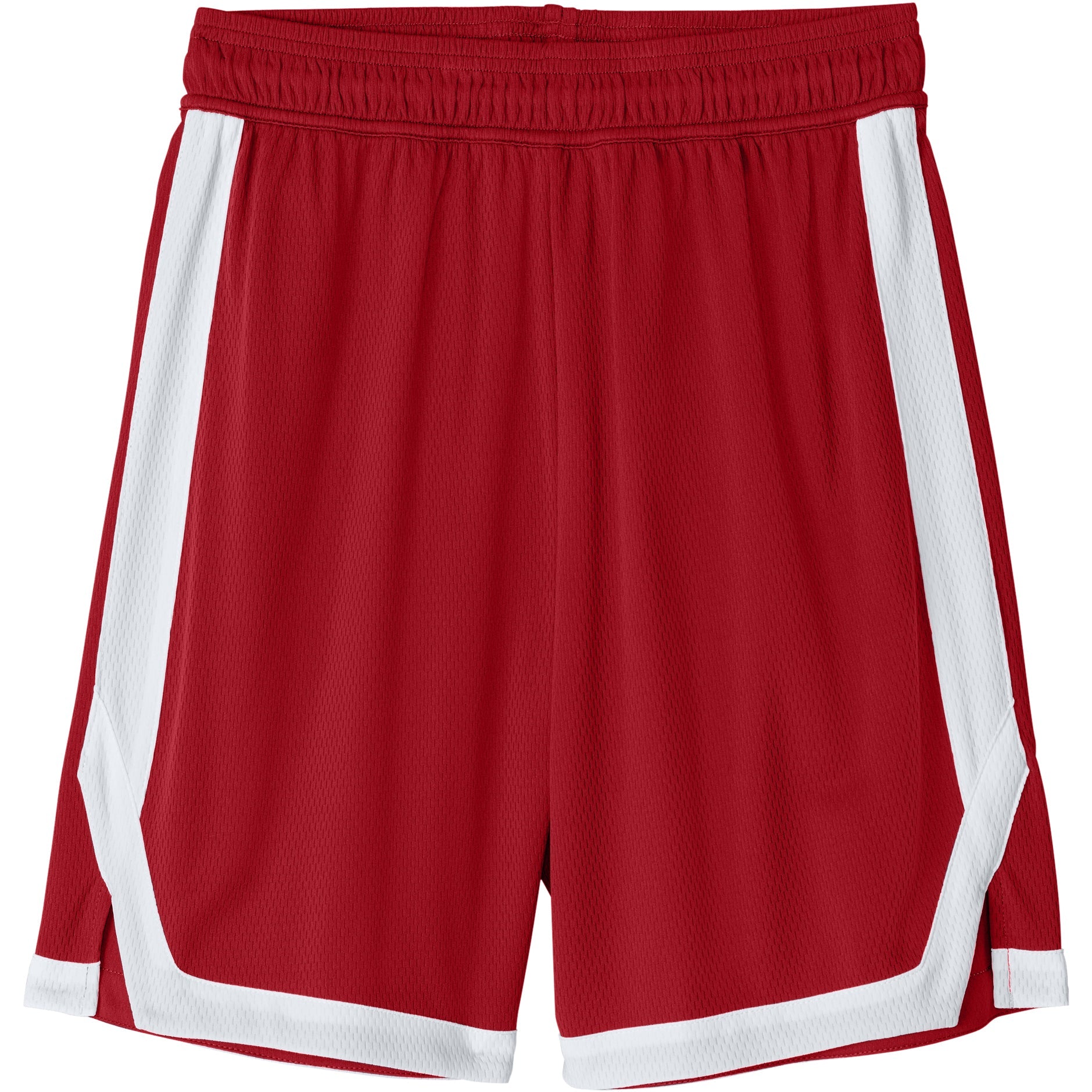 Deep Red/White