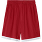 Deep Red/White
