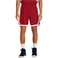 Deep Red/White