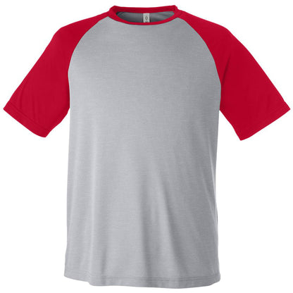 Athletic Heather/Sport Red