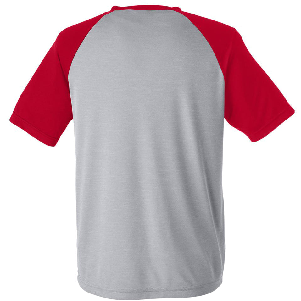 Athletic Heather/Sport Red