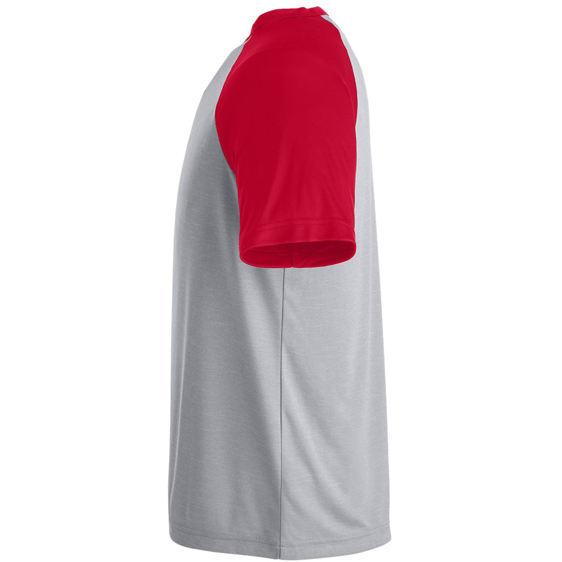Athletic Heather/Sport Red
