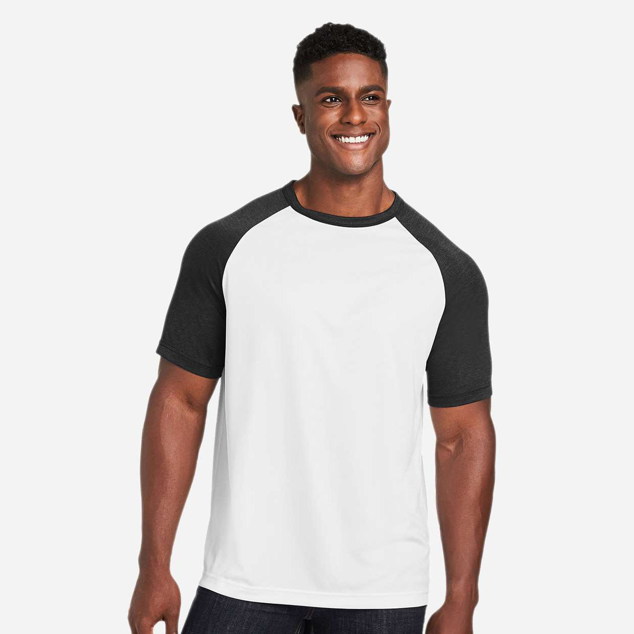 White/Black Heather