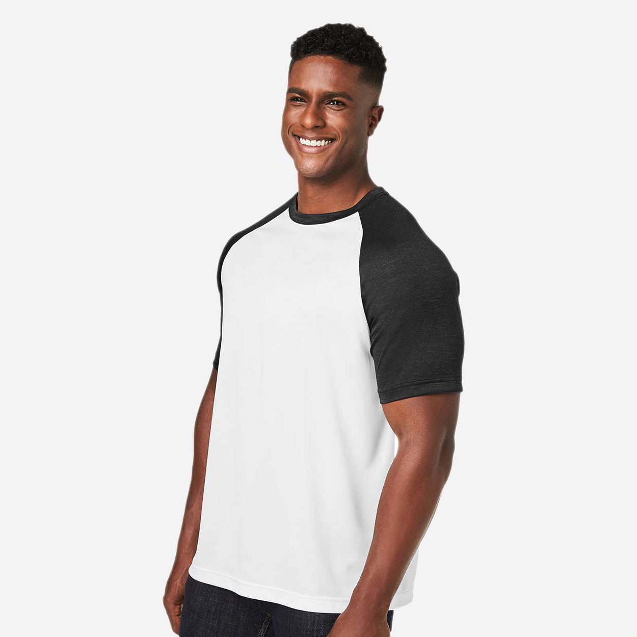 White/Black Heather