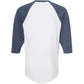 White/Heather Denim