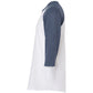 White/Heather Denim