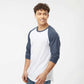 White/Heather Denim