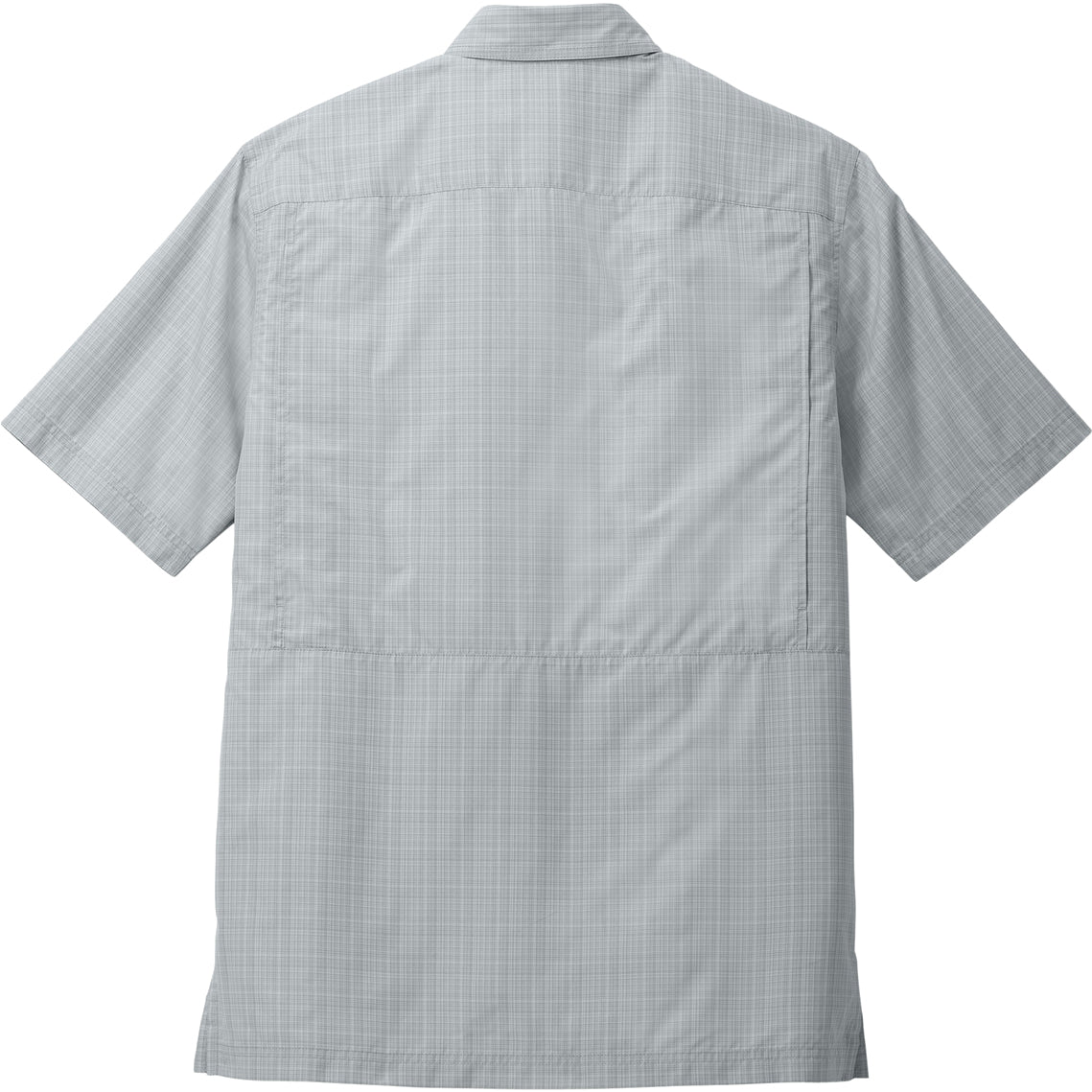 Silver/Gusty Grey Crosshatch Plaid