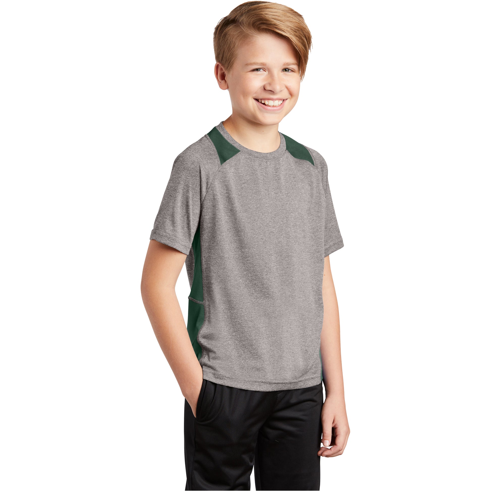 Vintage Heather/ Forest Green