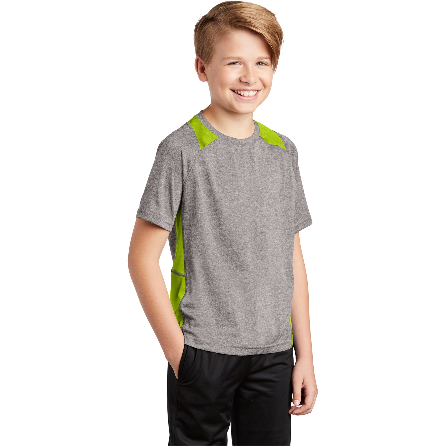 Vintage Heather/ Lime Shock