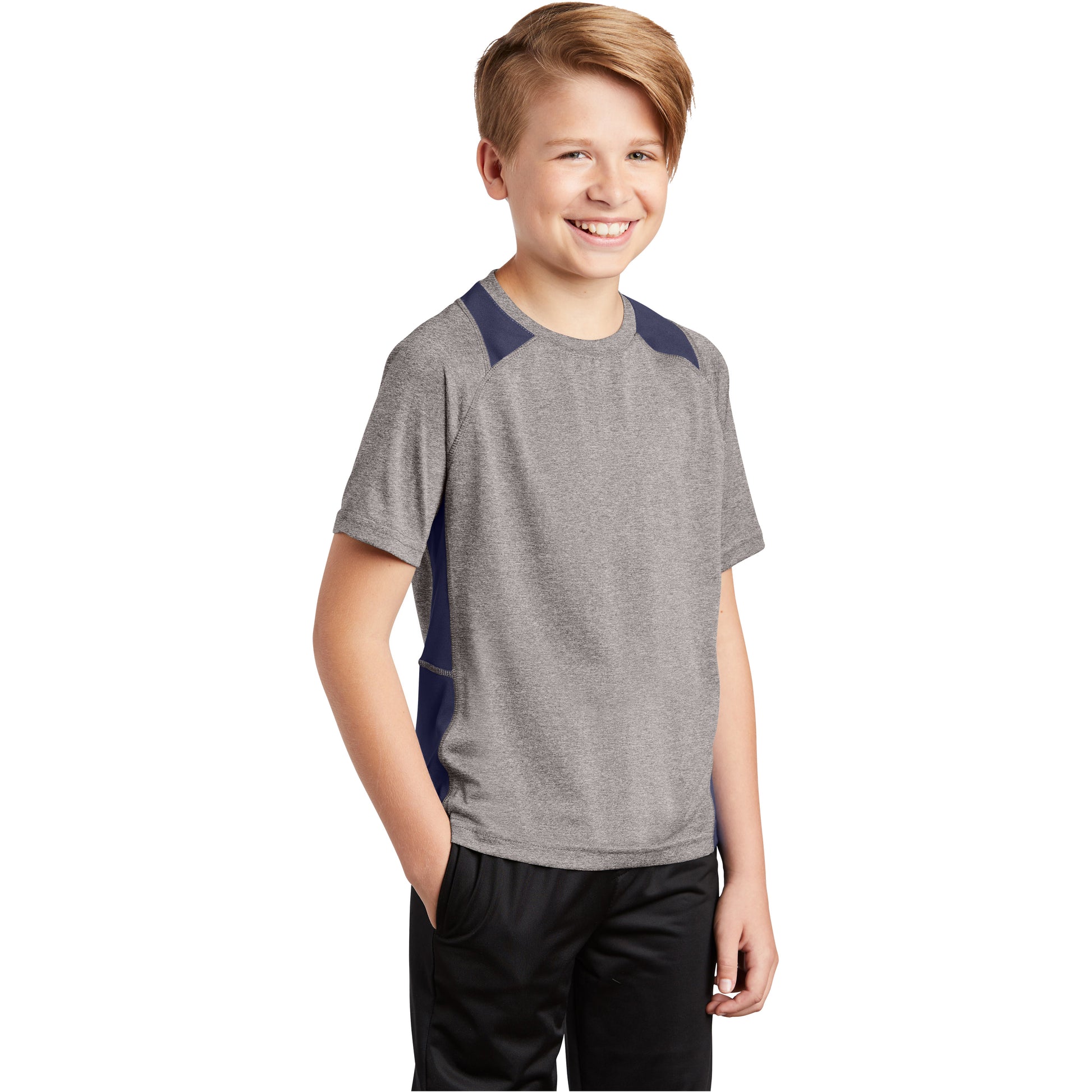 Vintage Heather/ True Navy