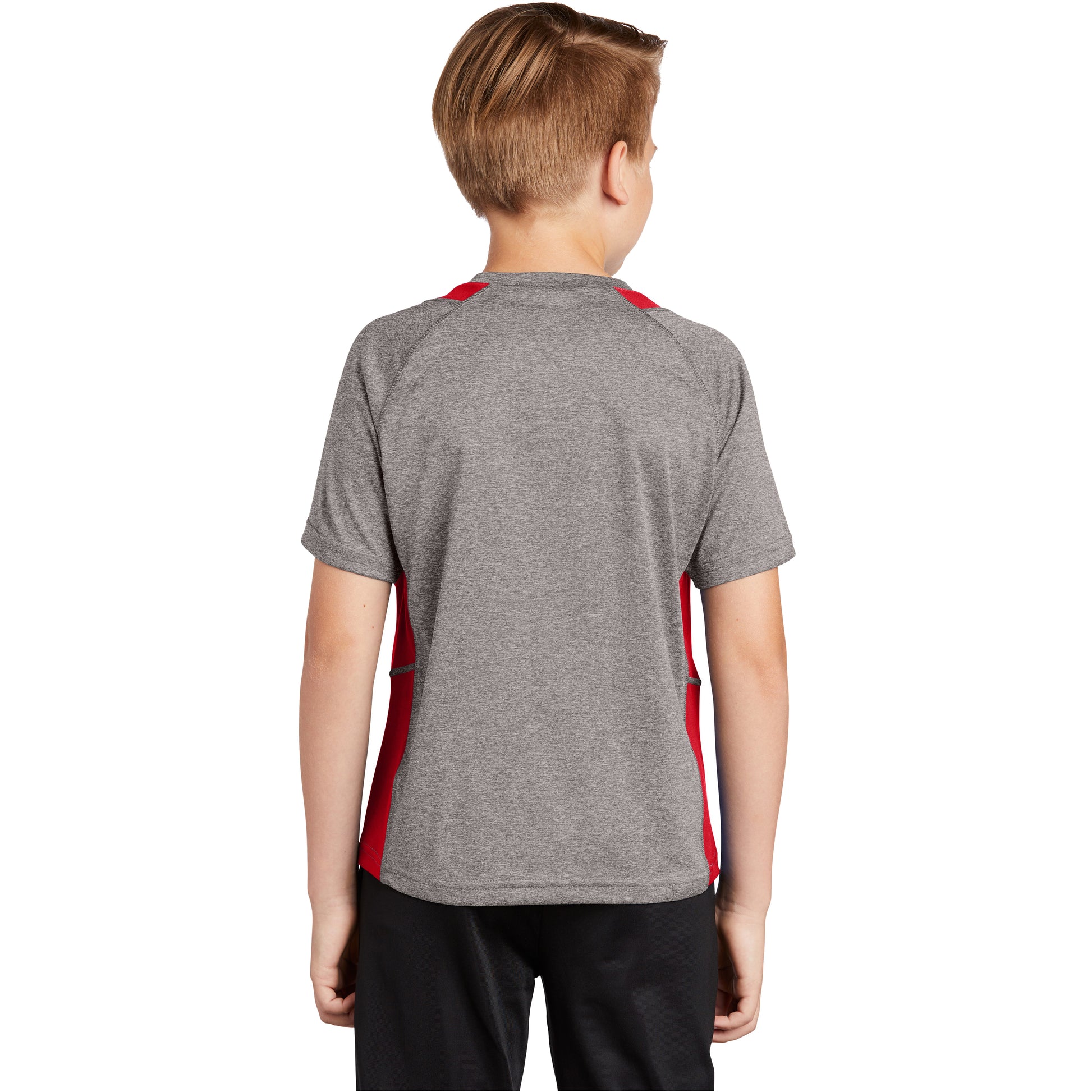 Vintage Heather/ True Red