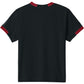 Black/Deep Red