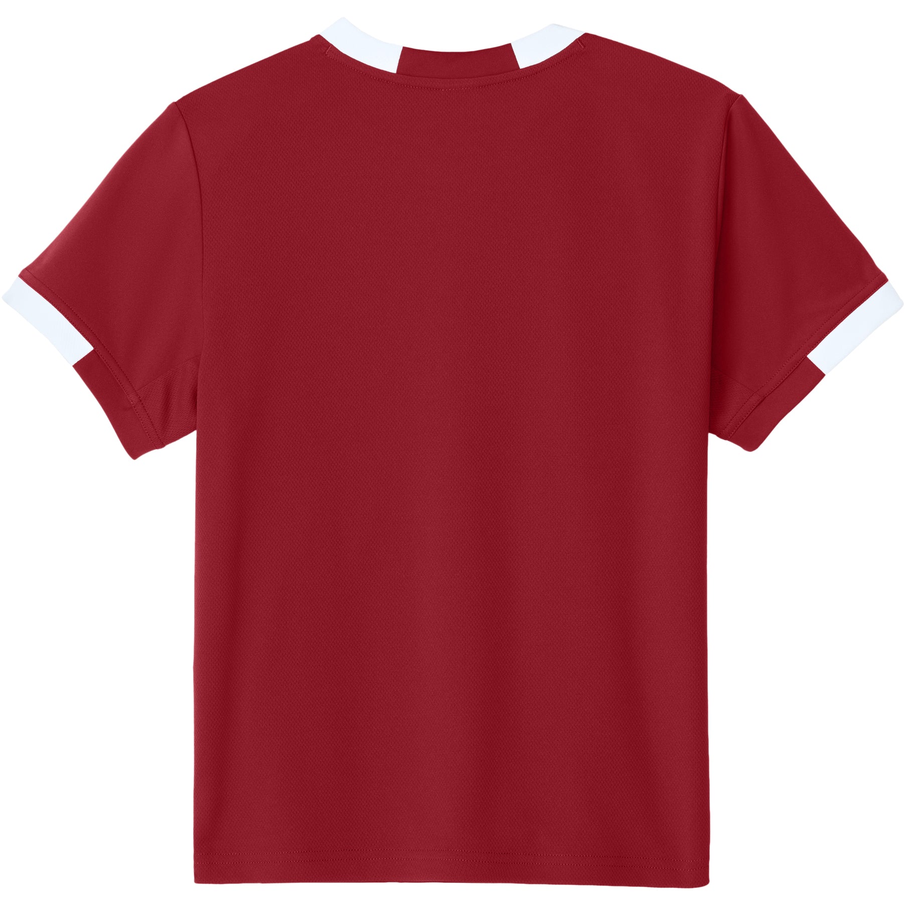 Deep Red/White