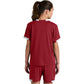 Deep Red/White