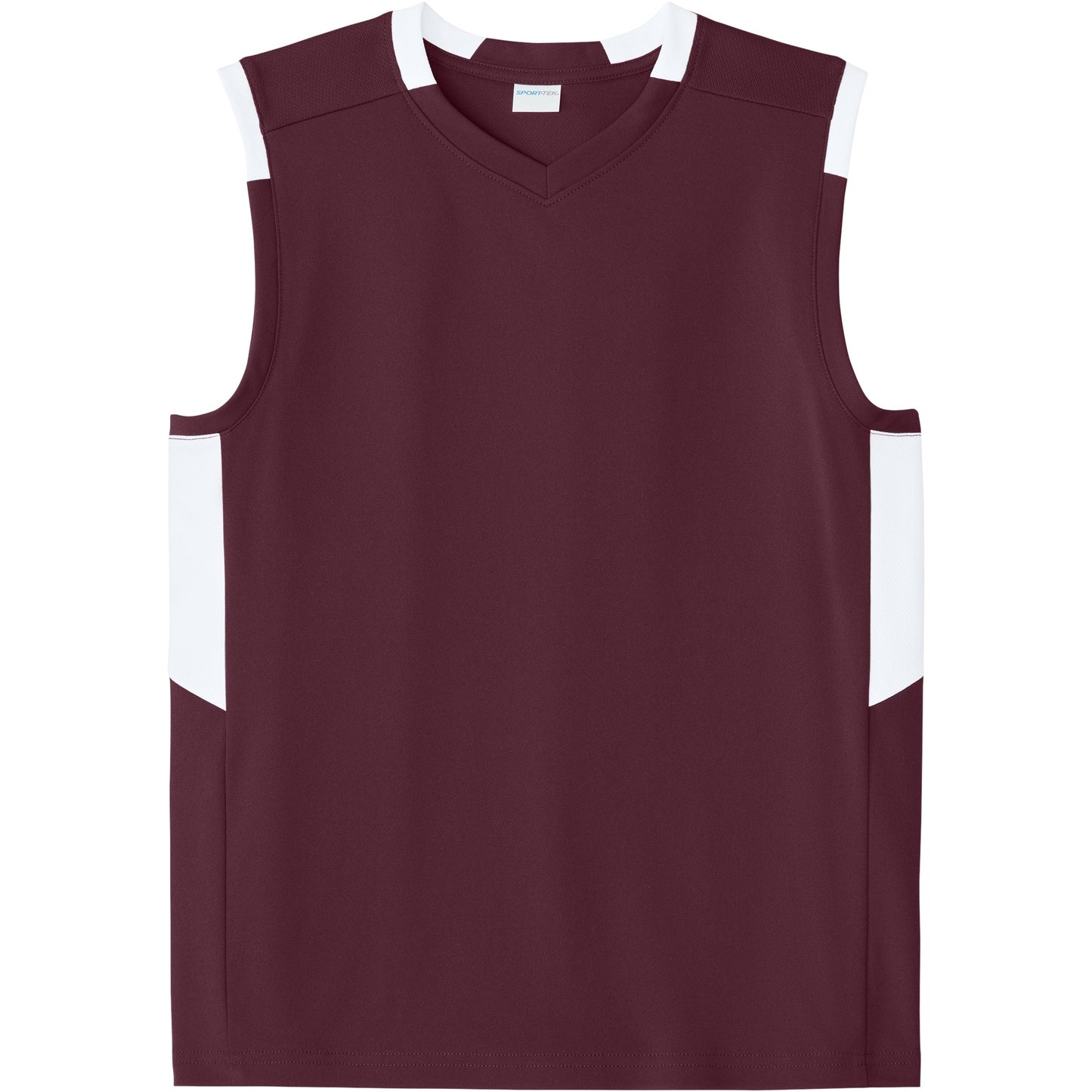 Maroon/White