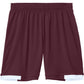 Maroon/White