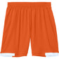 Deep Orange/White
