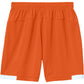 Deep Orange/White