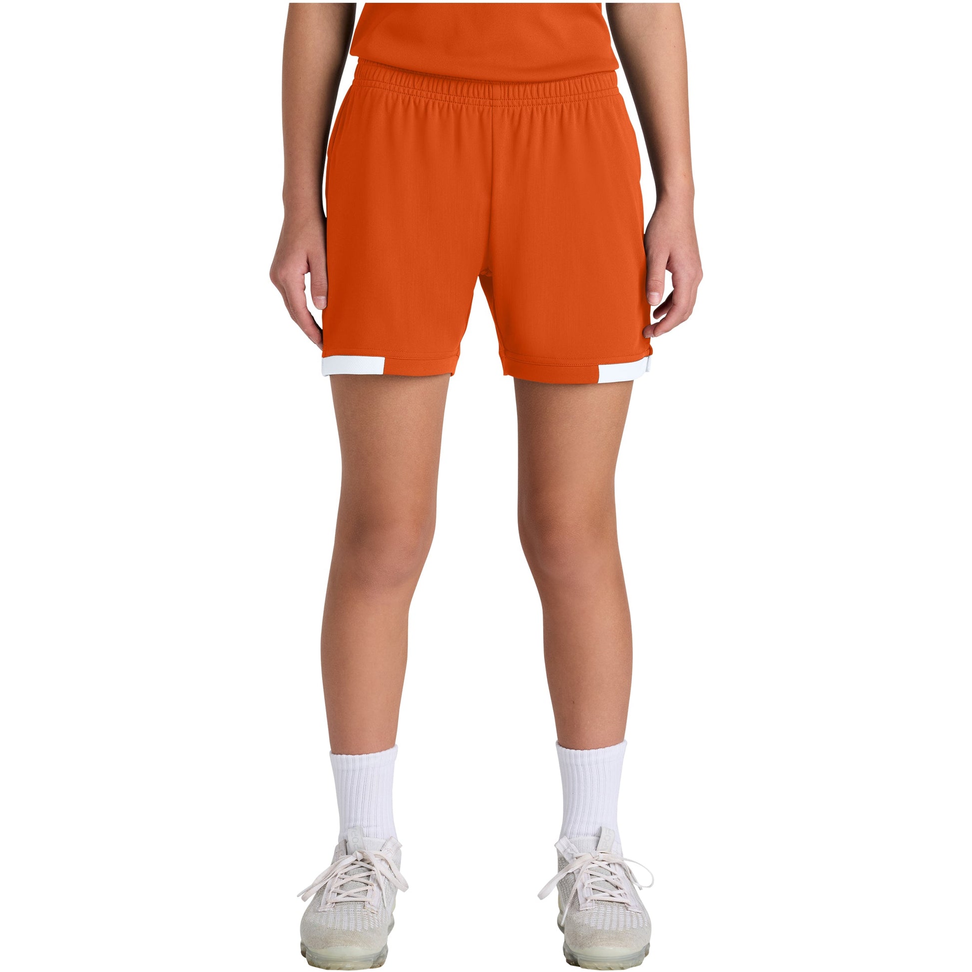 Deep Orange/White