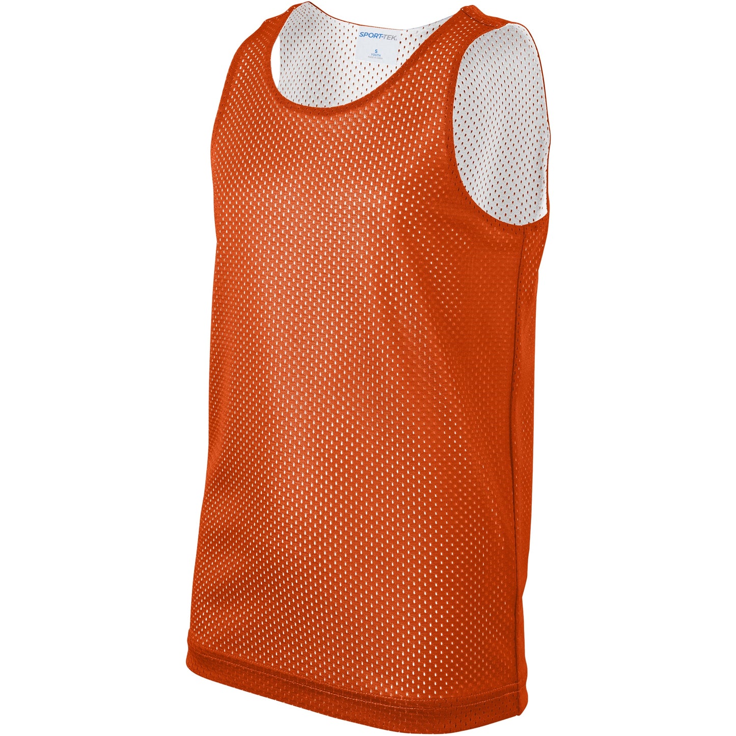Deep Orange/White