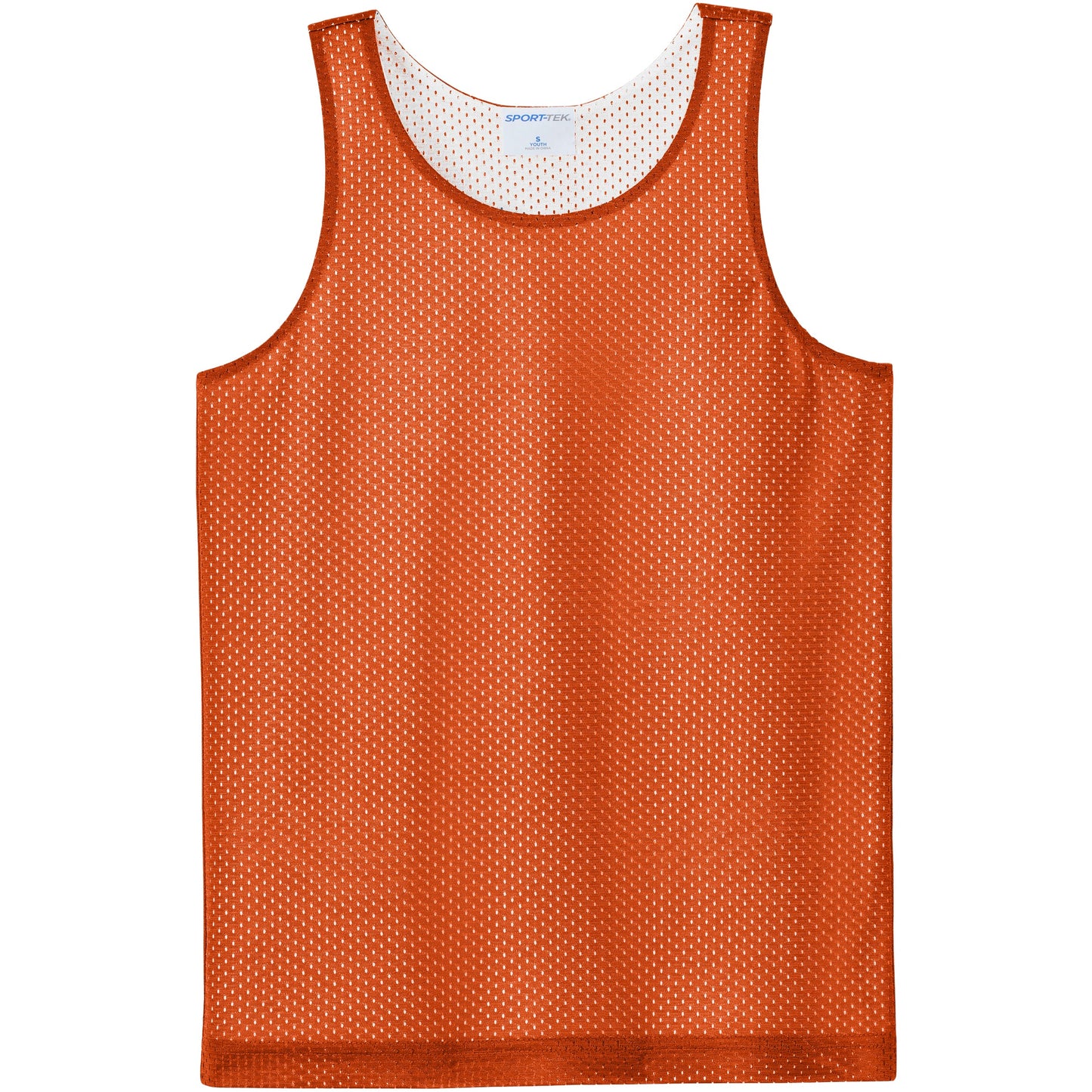 Deep Orange/White