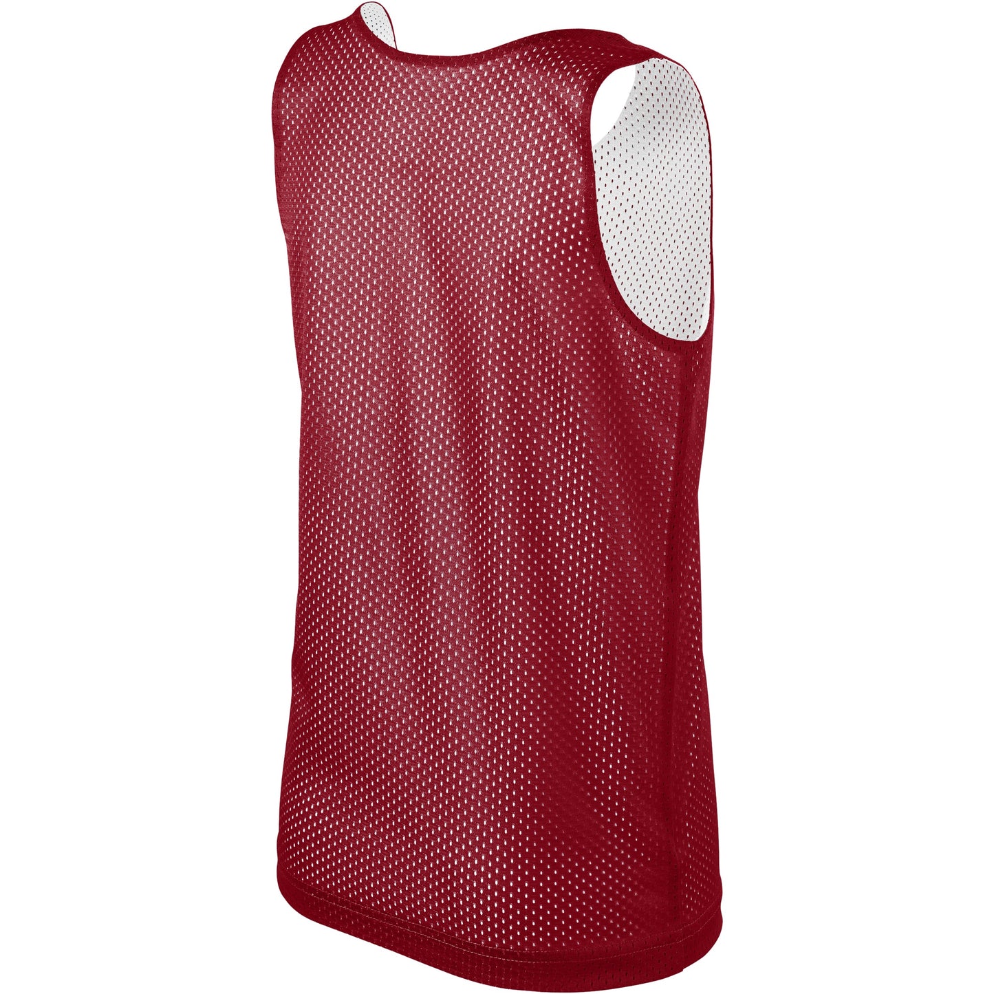 Deep Red/White