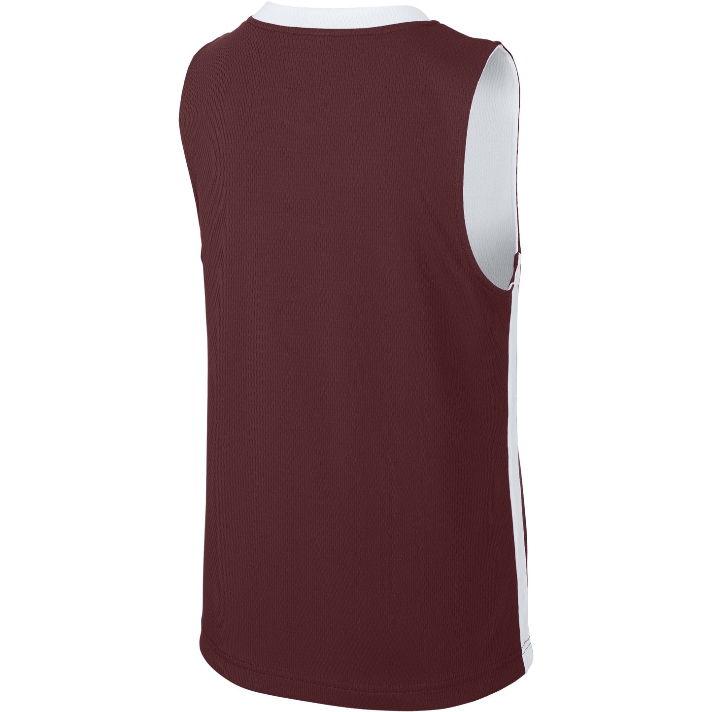Maroon/White