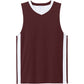 Maroon/White