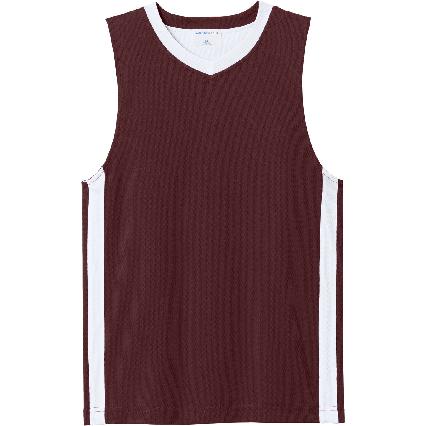 Maroon/White