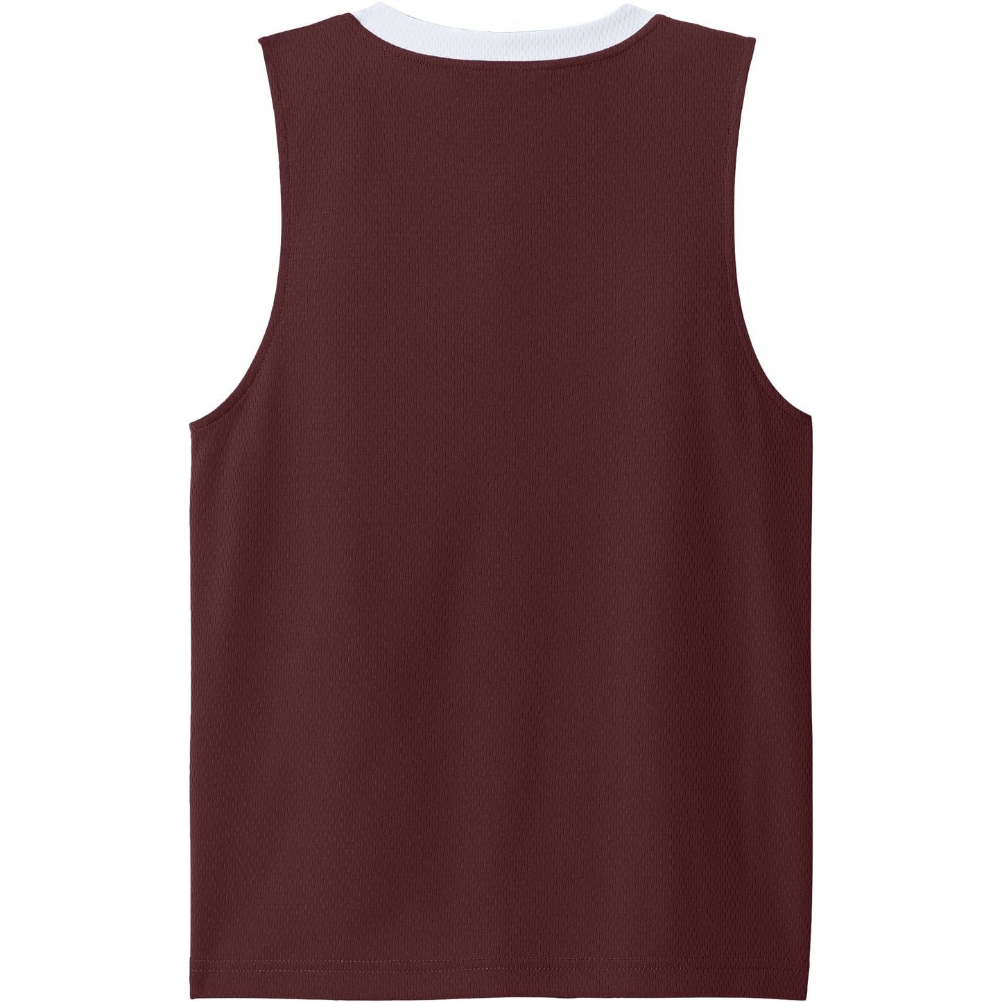 Maroon/White